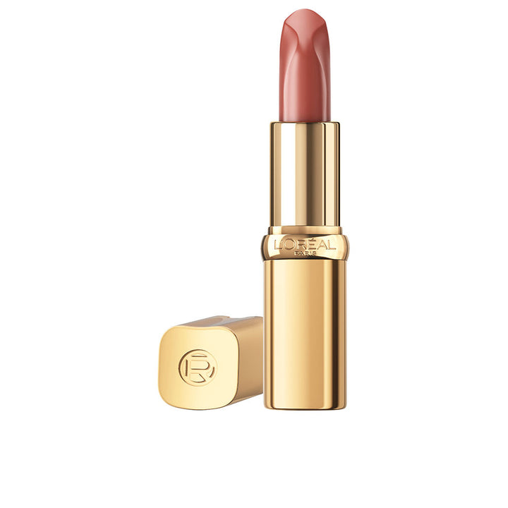 Satin nude pink cream lipstick in twist-up stick, 4.54 g, satin sheen