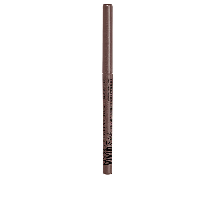 Slim automatic brown eyeliner pencil, 0.28 g, retractable tip