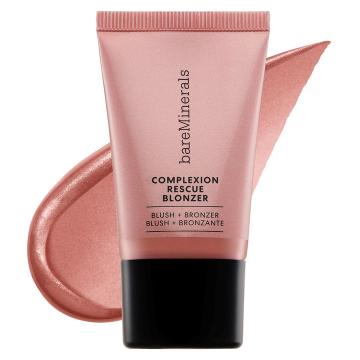 Compact jar of gel‑cream blush‑bronzer in Kiss of Mauve, 15 ml, dewy finish