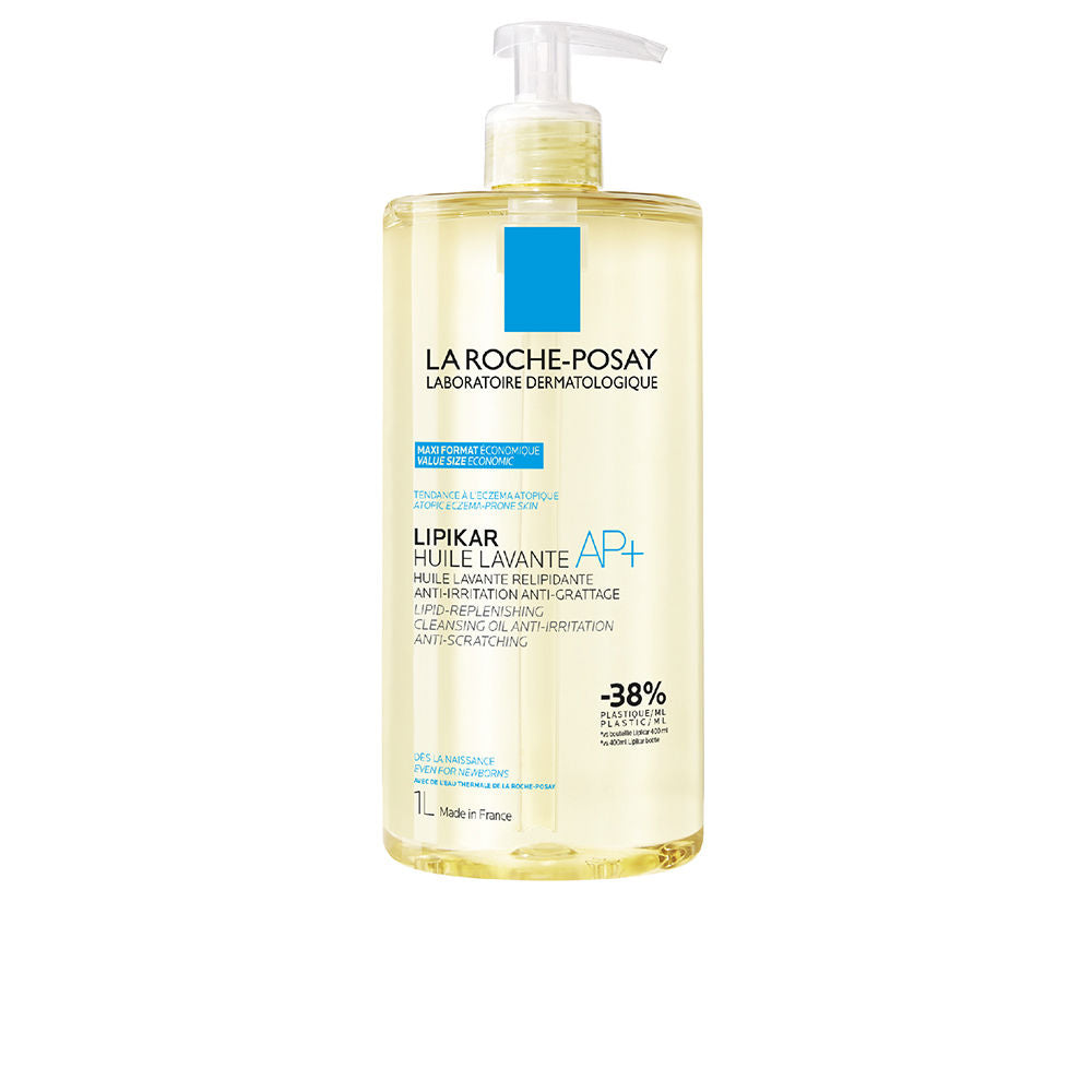 1,000 ml relipidising cleansing oil in pump bottle for Unisex very dry, sensitive skin