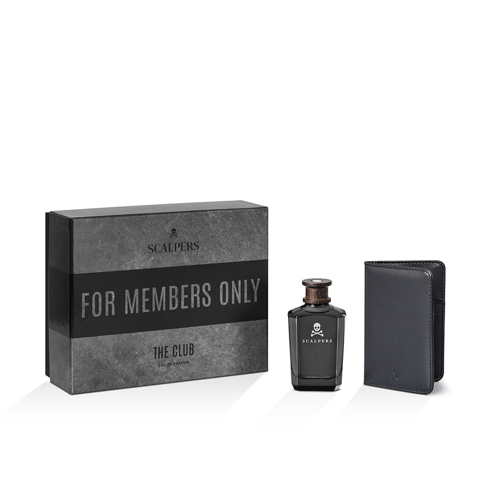 Two-piece spiced woody eau de toilette set in minimalist packaging for Man