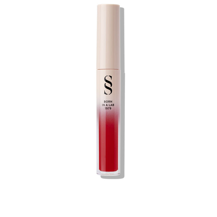 3.5 ml sheer berry lip gloss in slim tube, glossy finish