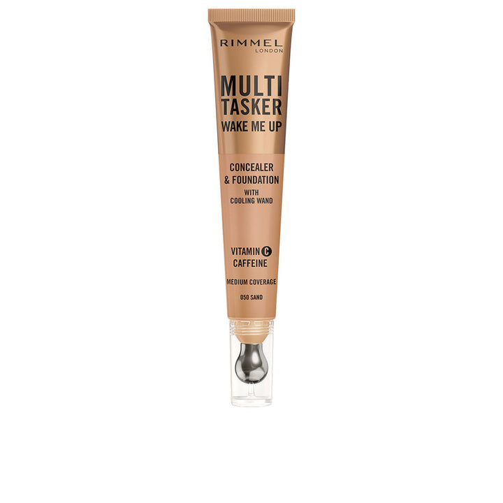 20 ml liquid concealer‑foundation in Sand shade with applicator, radiant finish