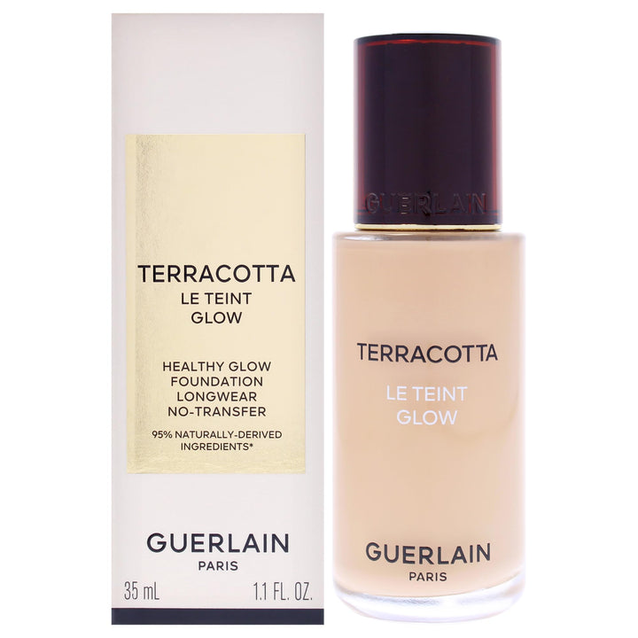 30 ml pump foundation bottle, light beige shade, radiant finish, Unisex
