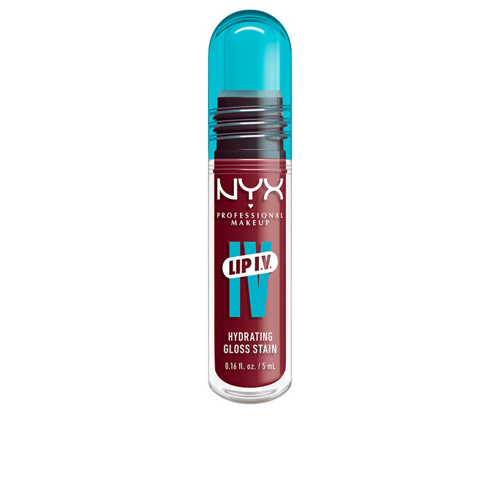 5 ml cranberry dual‑finish lip tint in clear tube with doe‑foot applicator