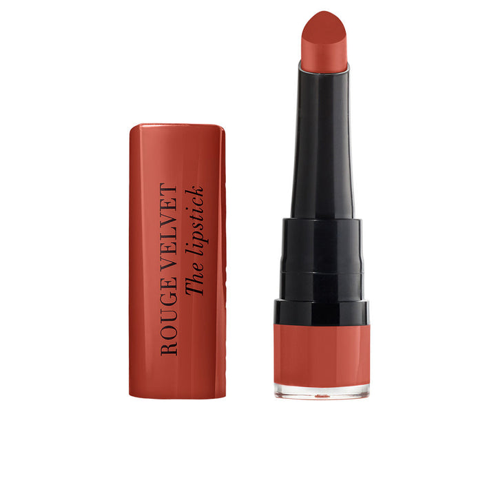 Satin caramel velvet matte lipstick in teardrop bullet, 2.4 g, Unisex
