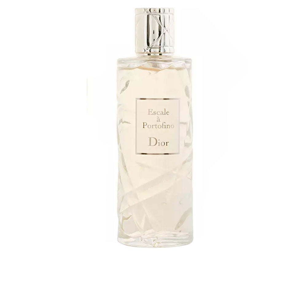 Clear cylindrical perfume bottle, pale citrus liquid, 125 ml, citrus-aromatic perfume for Women