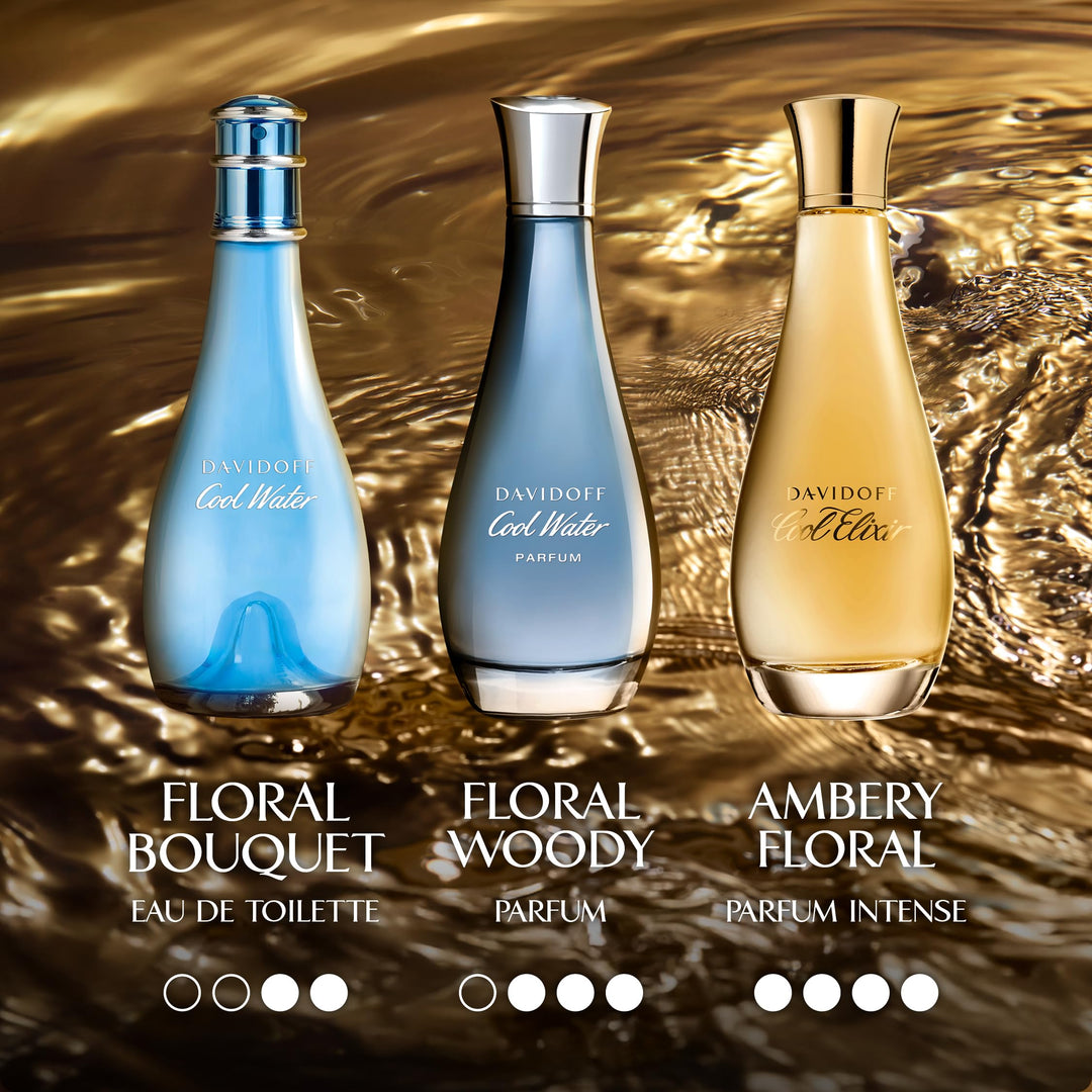 50 ml droplet-shaped bottle of aquatic floral Eau de Toilette for Women