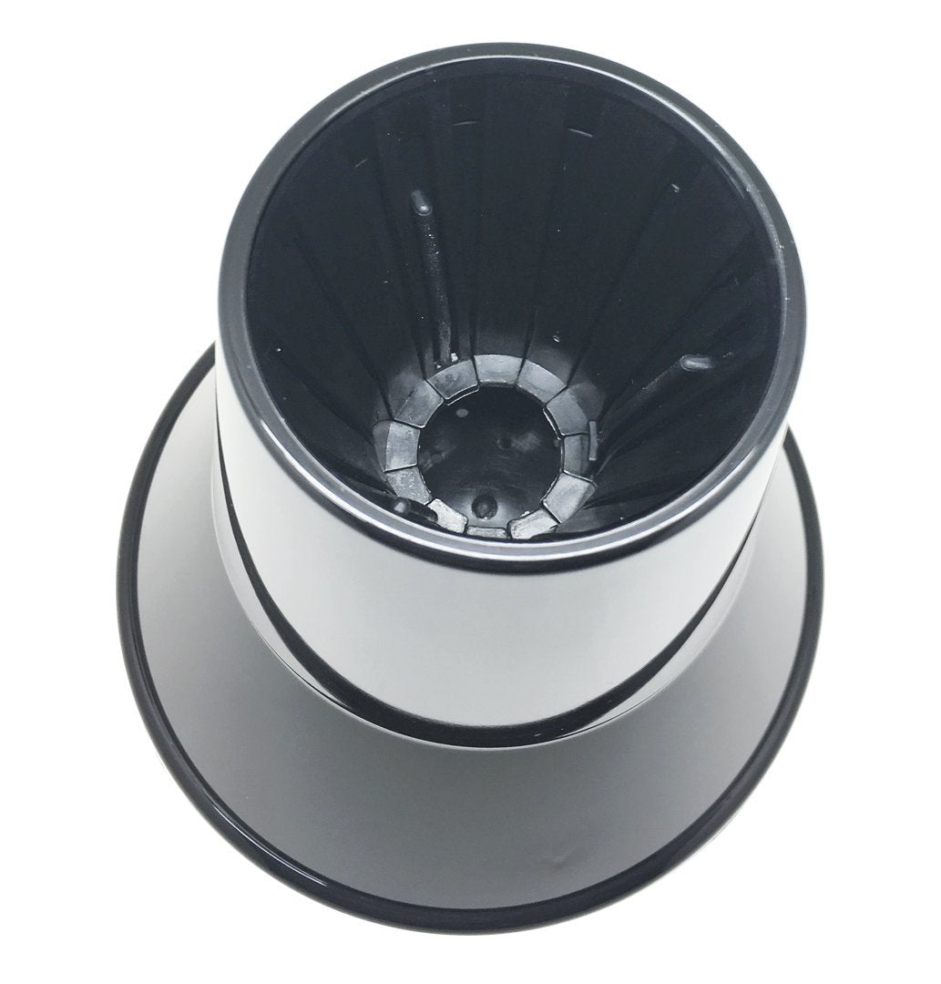 Matte black universal hair dryer diffuser with sculpted prongs and full‑grip collar