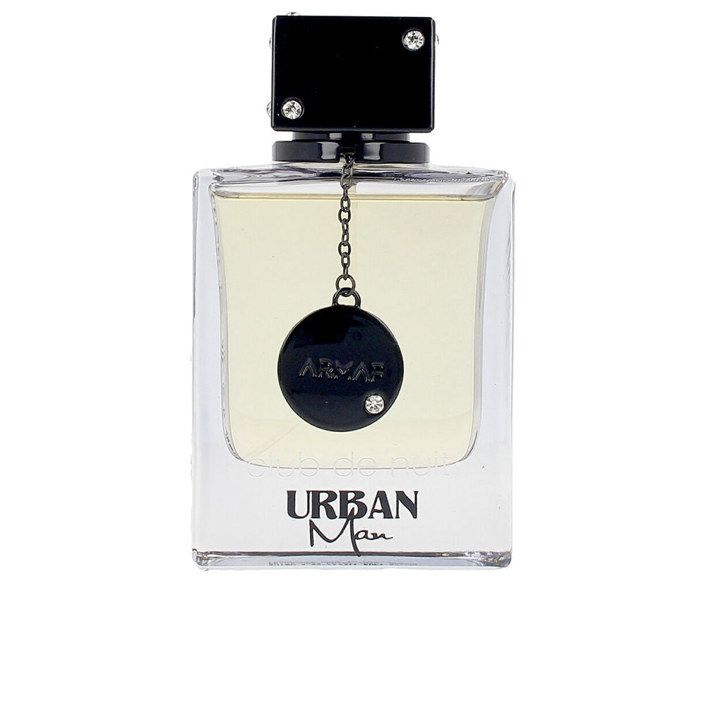 Armaf Glass cologne bottle with smoky gradient, matte black cap, and minimalist printed label
