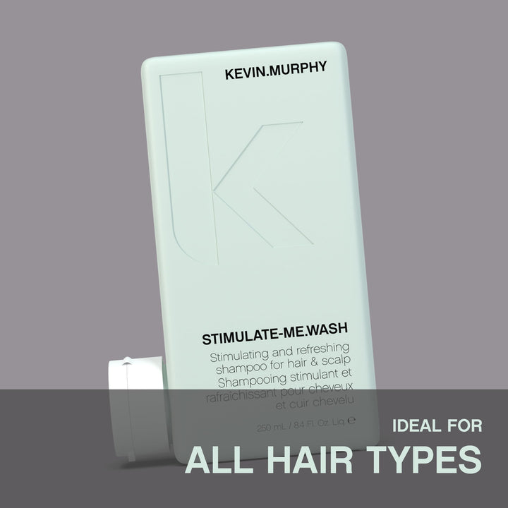 250 ml bottle of mint and bergamot revitalising scalp shampoo for Man, sulphate‑free