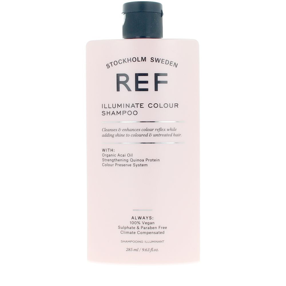 285 ml bottle of sulphate-free colour shampoo, botanical oils, luminous finish
