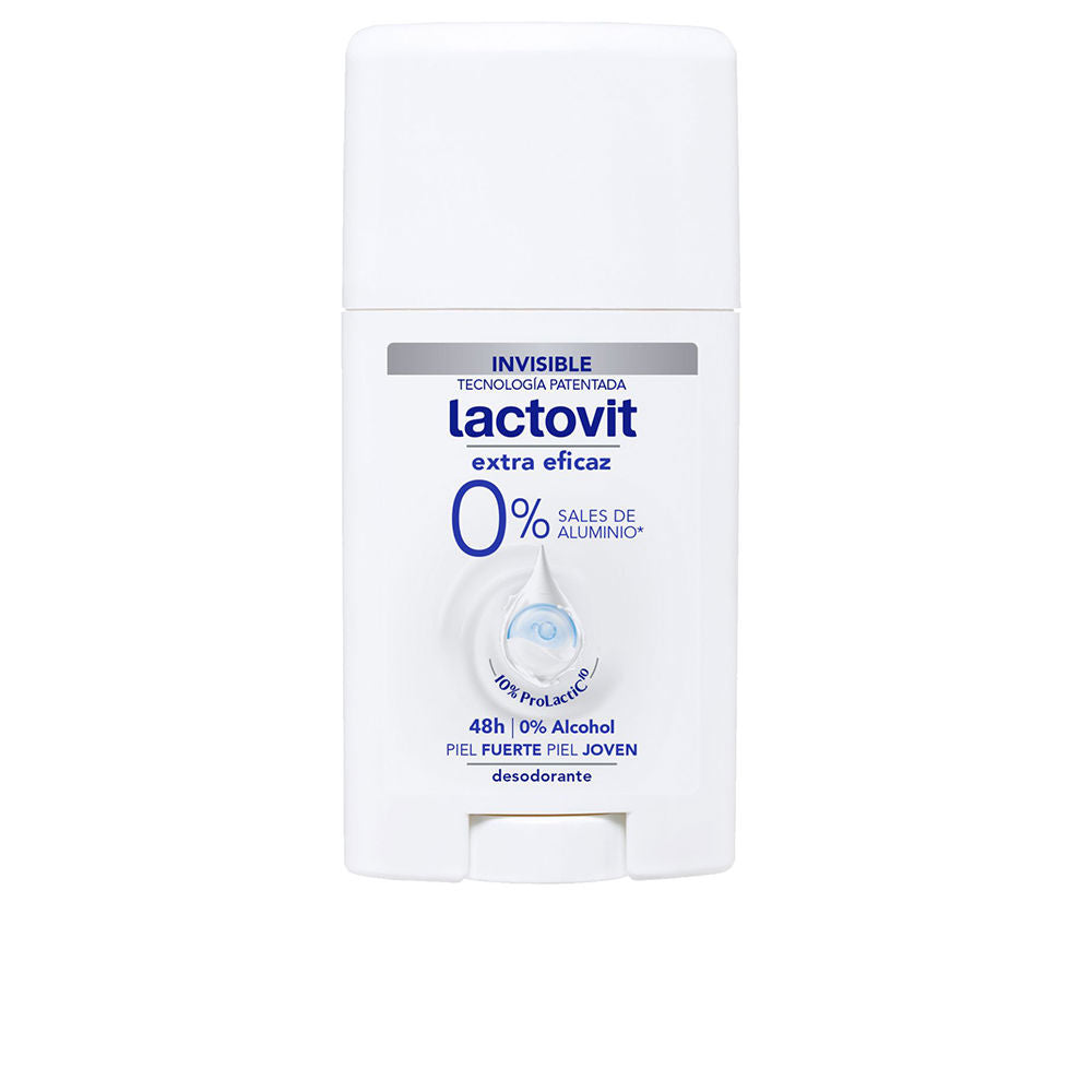 Lactovit Original 24H stick deodorant with milk-protein care, white slim tube