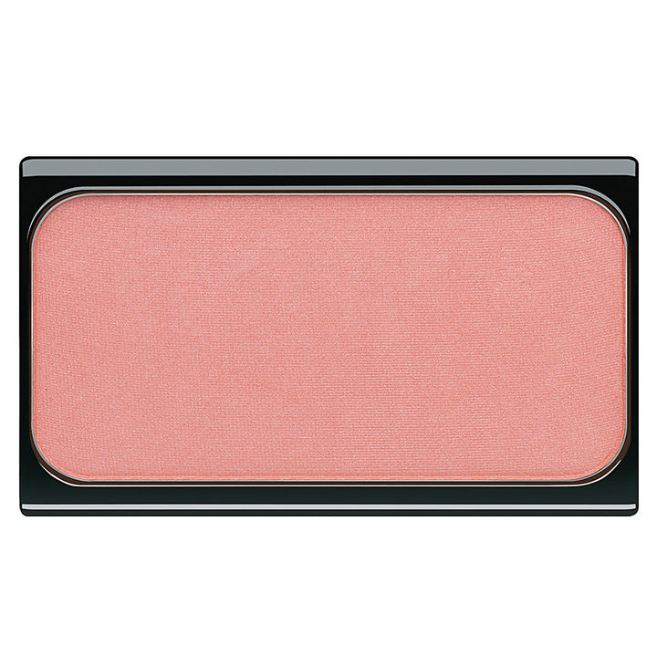 Pressed powder blusher pan, warm pink shade, magnetic compact, 5 g