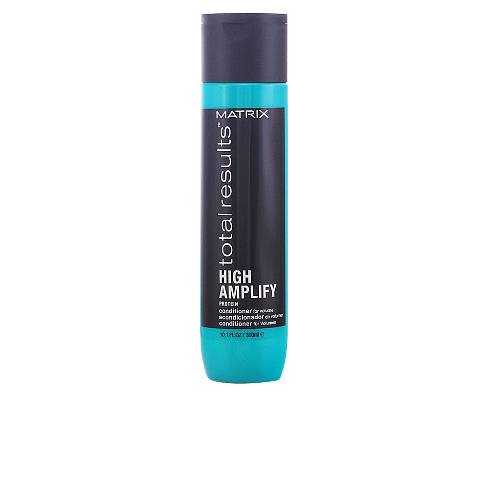 300 ml ergonomic conditioner bottle, light blue label, Unisex volume formula
