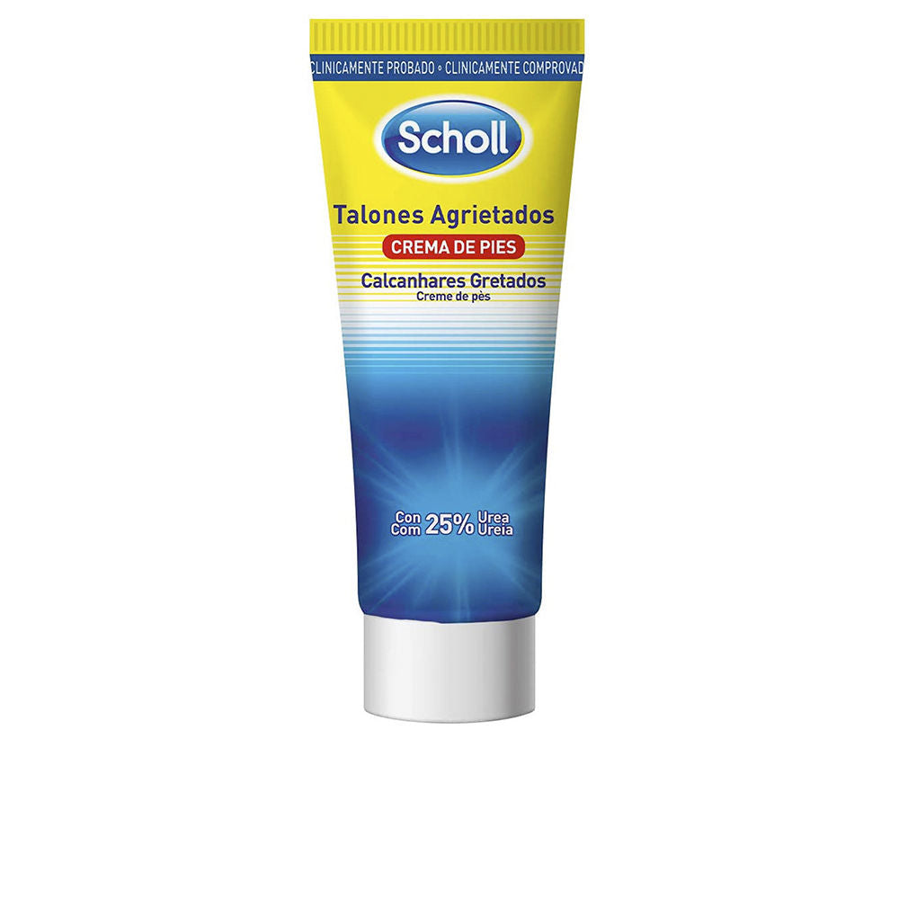 Tube of Scholl cracked heel treatment cream for dry, damaged heels
