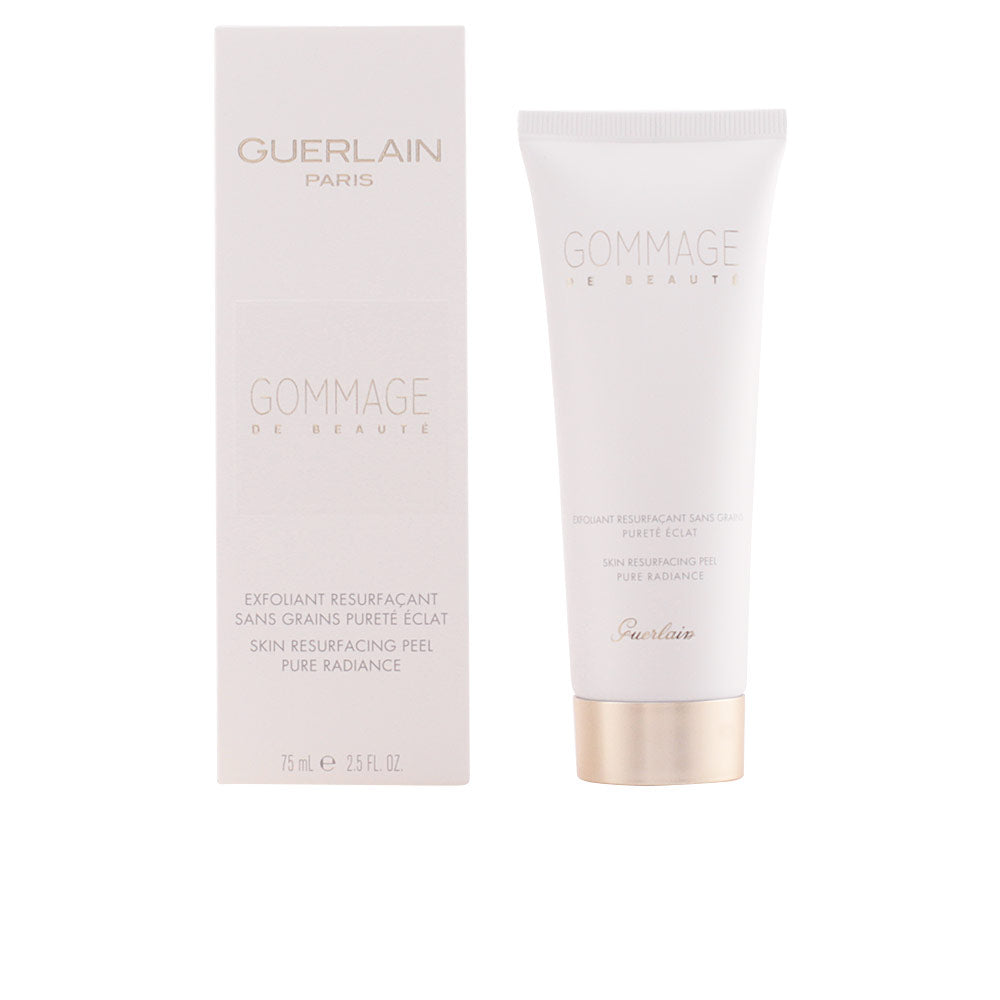 Elegantly bottled Guerlain Gommage de Beauté exfoliant, gentle resurfacing formula