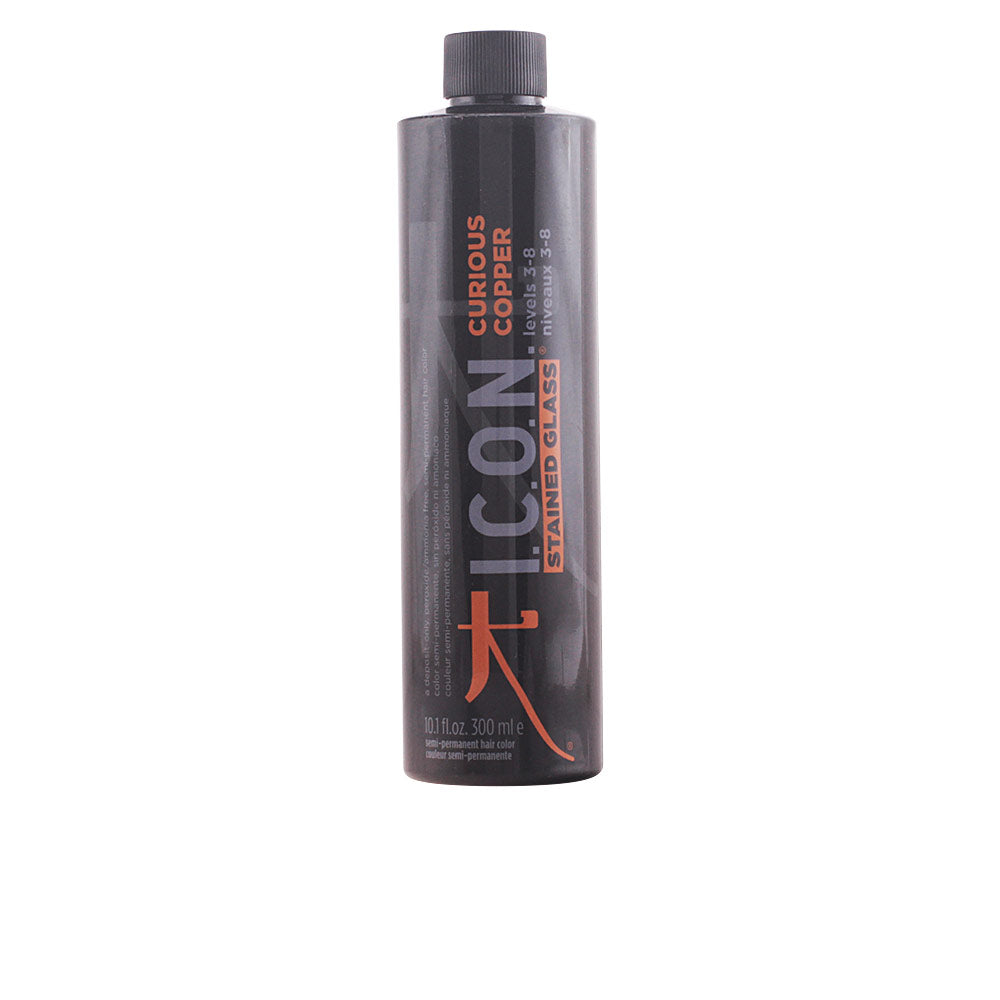 300 ml bottle of Curious Copper semi‑permanent hair colour, Unisex