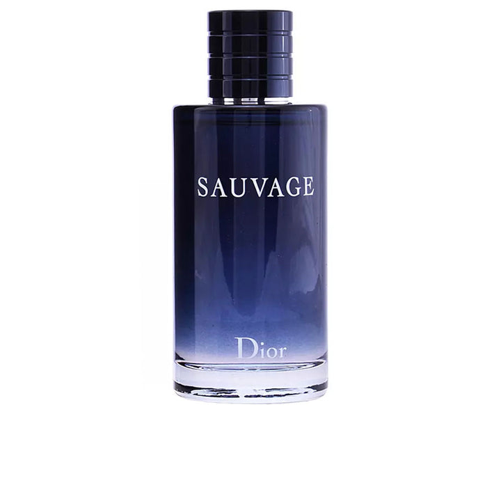 Deep-blue cylindrical perfume bottle, 200 ml, fougère Eau de Toilette for Man