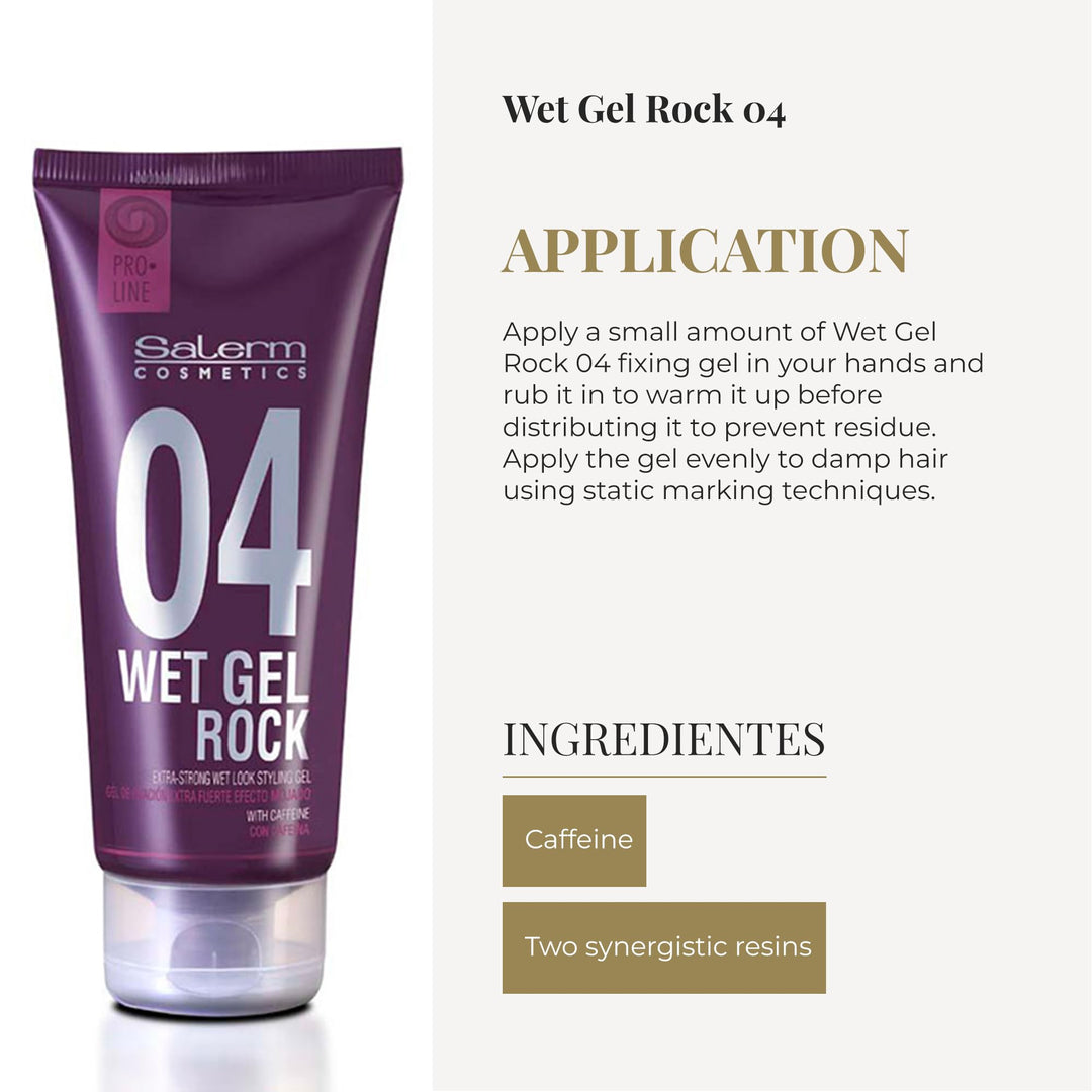 200 ml tube of Wet Rock extra-strong styling gel, wet-look, Unisex