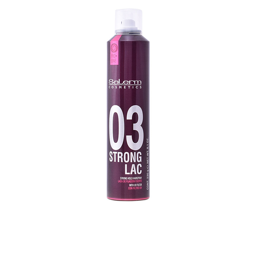 Aerosol strong-hold hair spray, 405 ml, fast-dry with UV protection