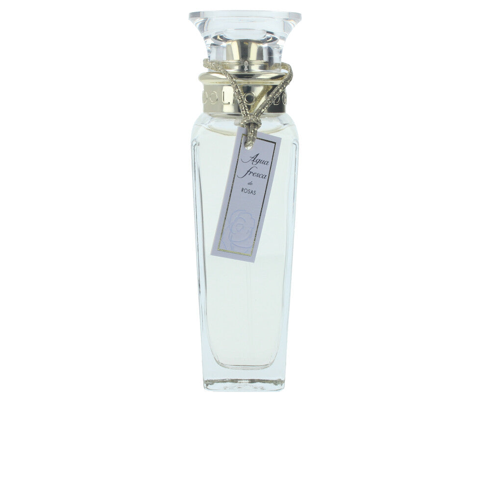 200 ml clear bottle of Bulgarian rose eau de toilette with refill-capable packaging