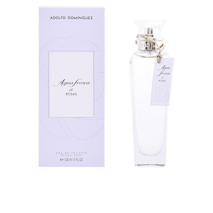 200 ml clear bottle of Bulgarian rose eau de toilette with refill-capable packaging