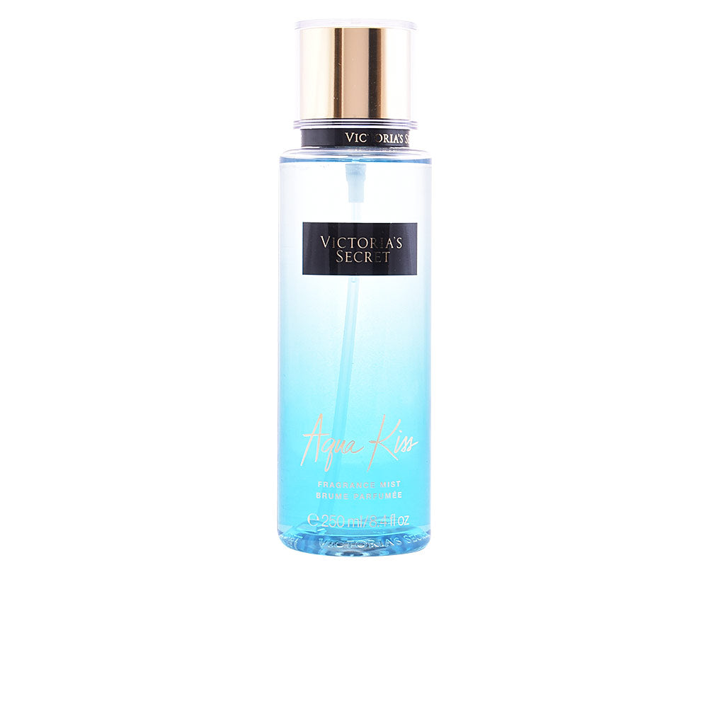 250 ml pale-blue floral body mist bottle, fine-mist spray for Women