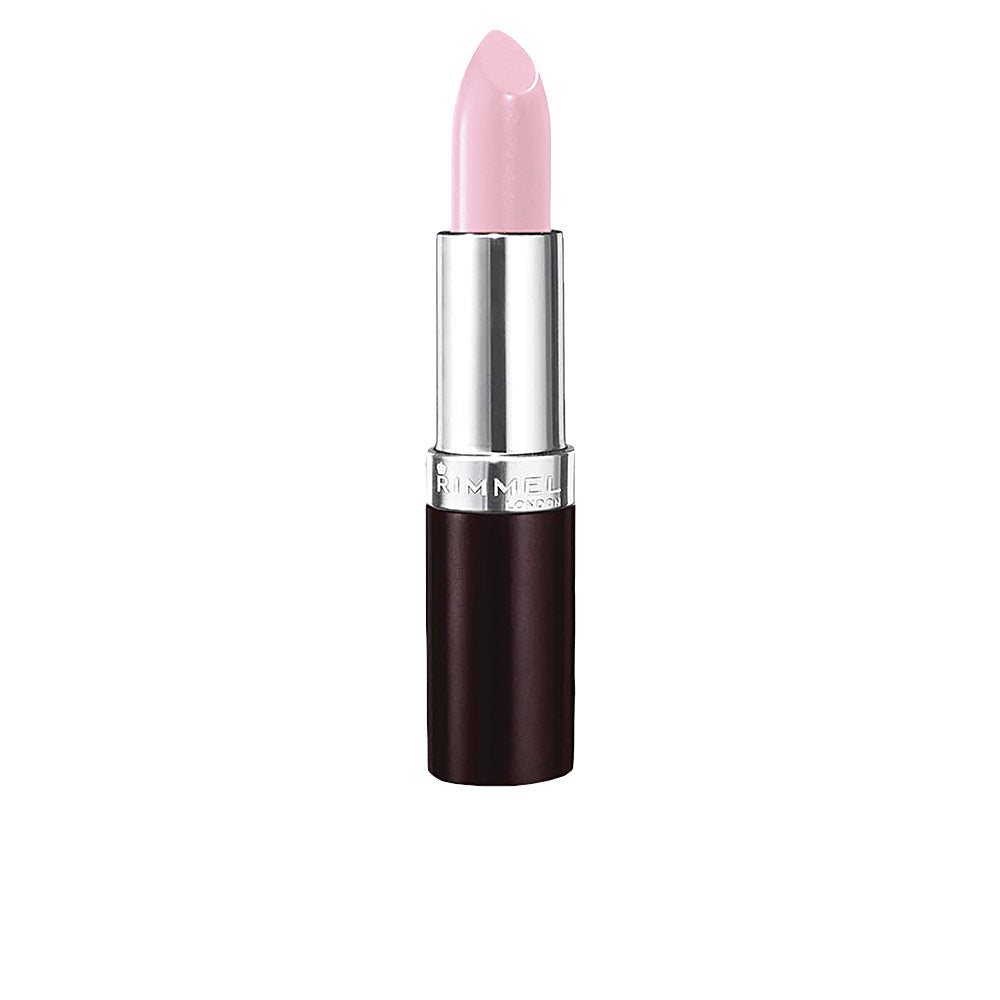 Rimmel Lasting Finish Lipstick tube showing rich, creamy red shade