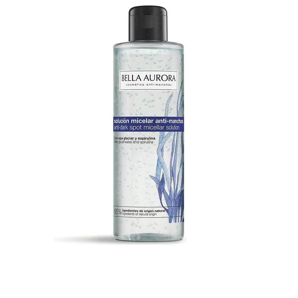 200 ml micellar cleansing solution bottle with blue oil beads, Unisex