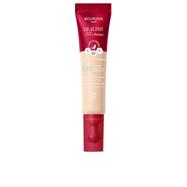 Compact roll‑on concealer stick, 11 ml, light vanilla shade, portable applicator