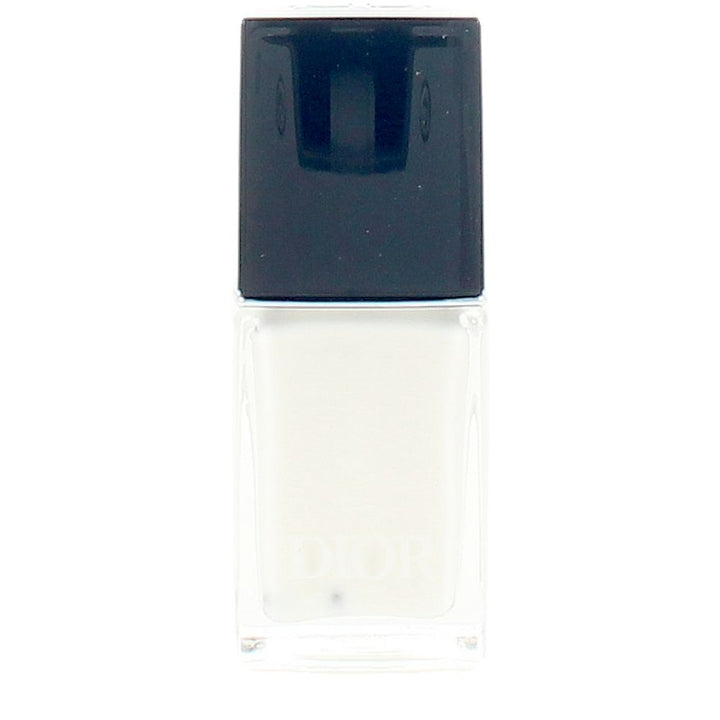 10 ml brown gel‑effect nail lacquer with flat rounded brush, high‑shine finish