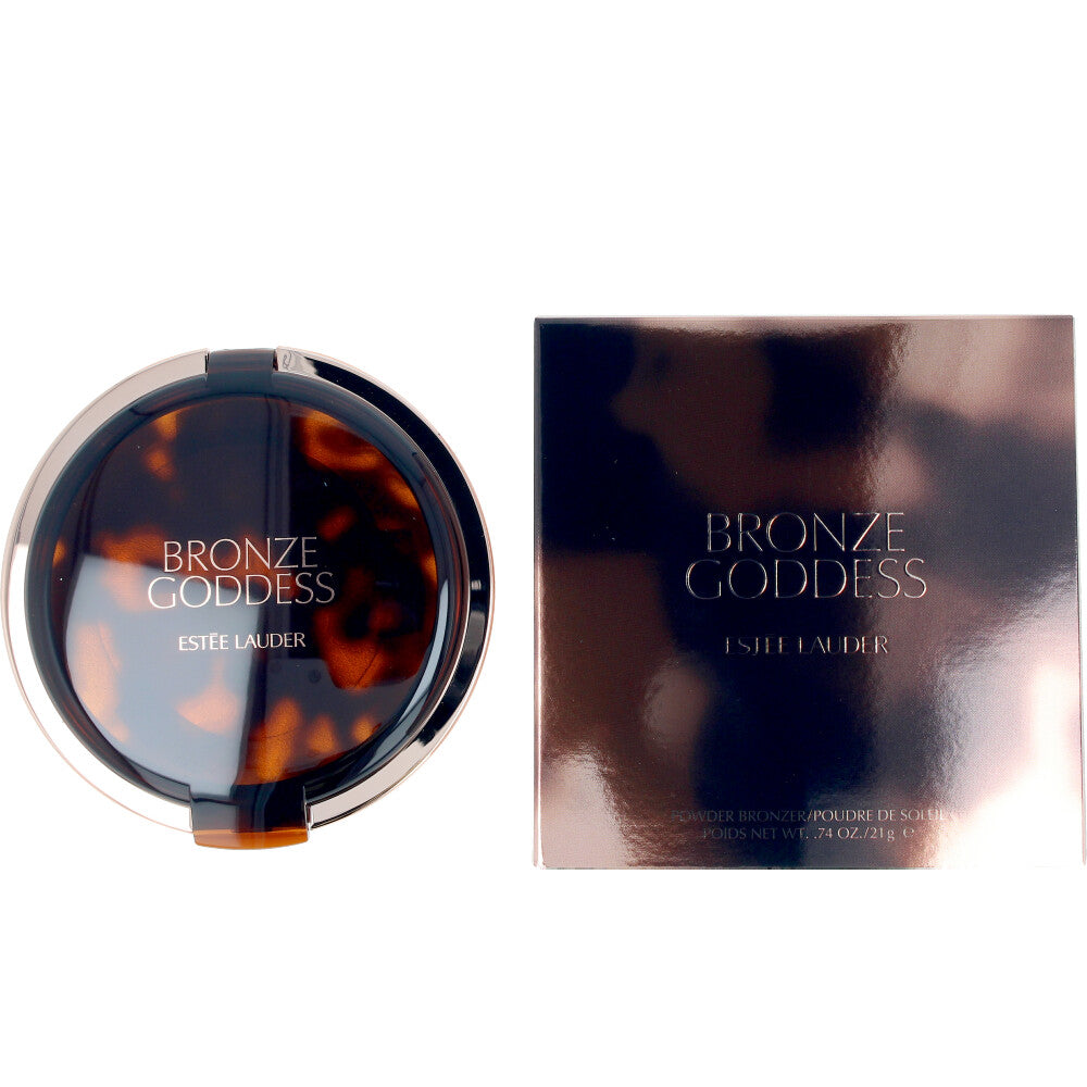 Pressed matte bronzing powder compact, 21 g, shade 03‑medium deep, includes mirror and mini brush