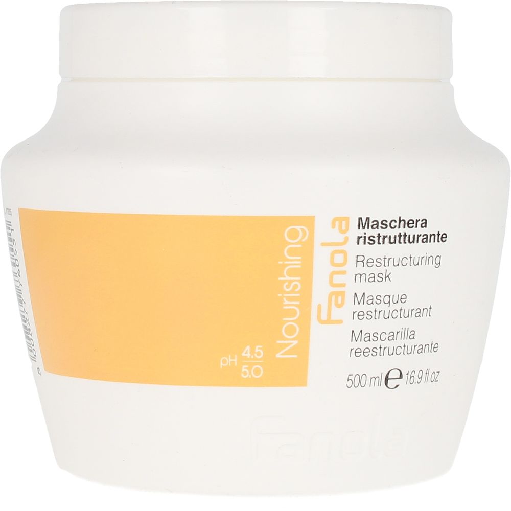 500 ml pale-cream reconstructing hair mask tube for dry damaged hair