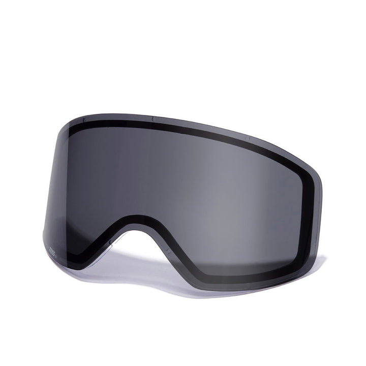 Orange mirrored ZEISS replacement goggle lens for 180x95 mm frames, with pouch