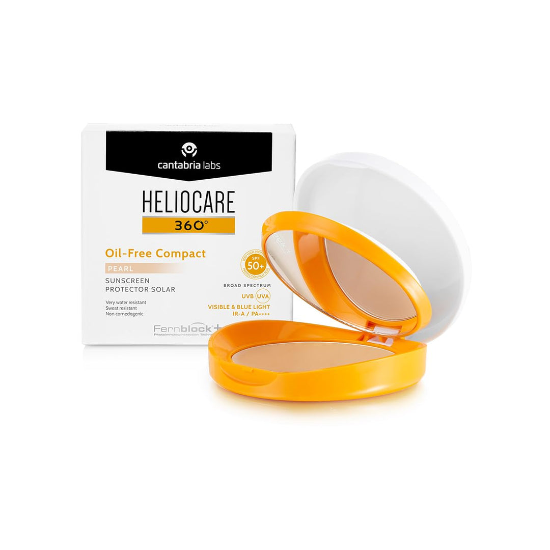 Bronze compact powder SPF50 oil‑free with sponge, 10 g