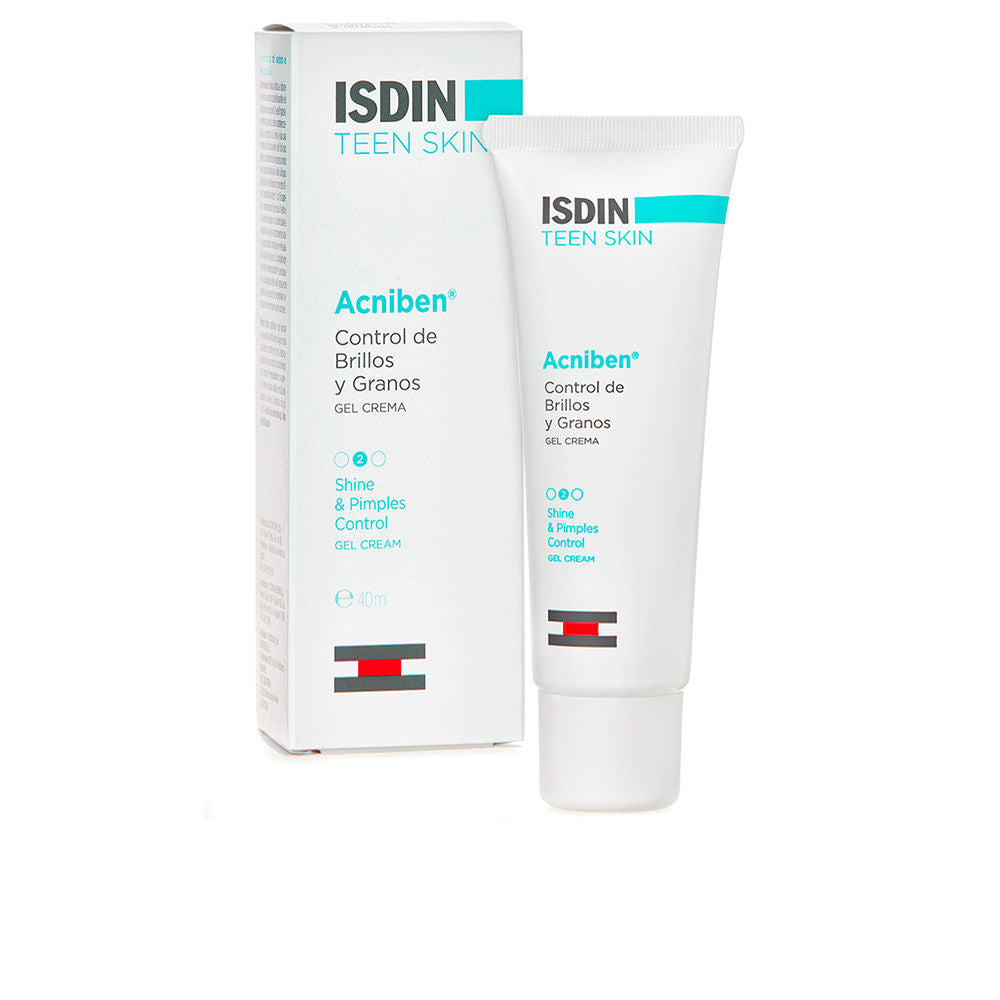 40 ml unisex zincamide gel-cream for oily, acne-prone skin; mattifying texture