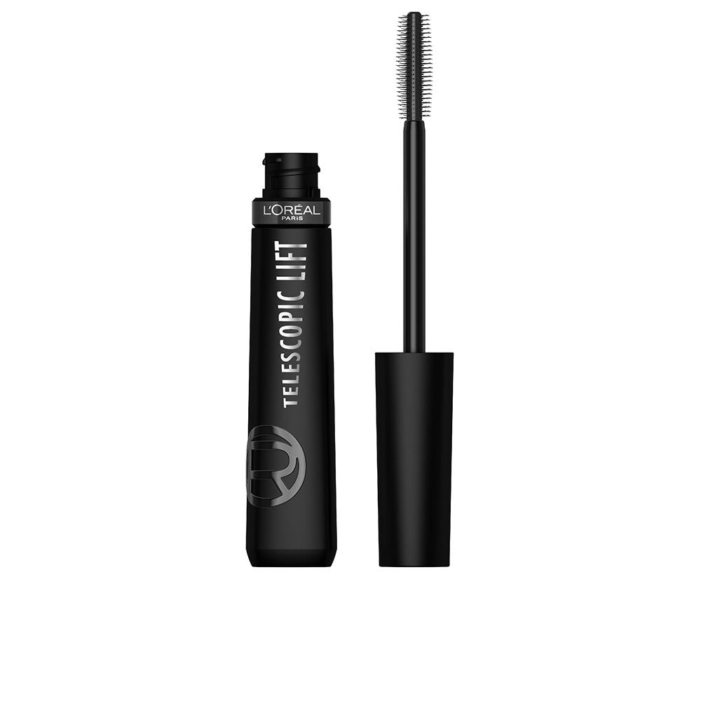 Tube of extra black lengthening mascara with tapered brush, 10 ml
