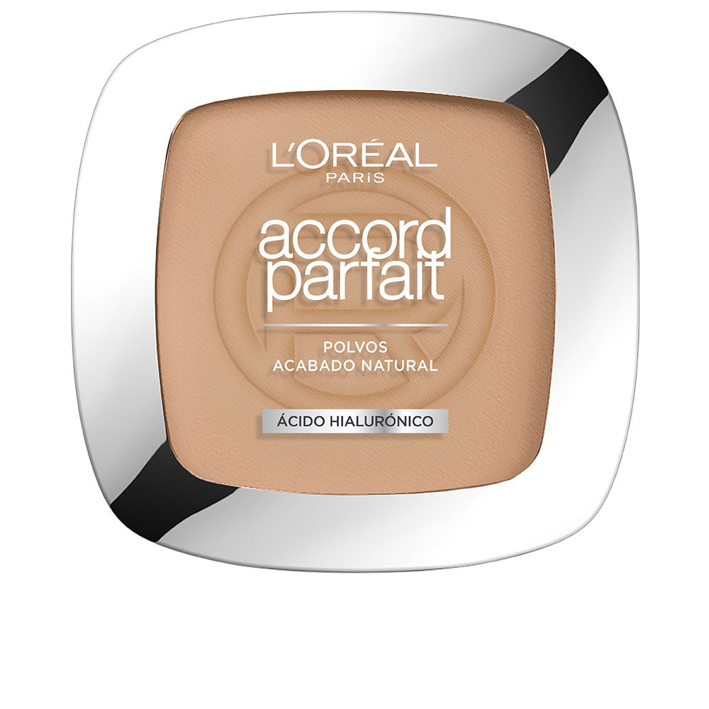 Compact pressed face powder in shade 5.D, 9 g, hydrating formula
