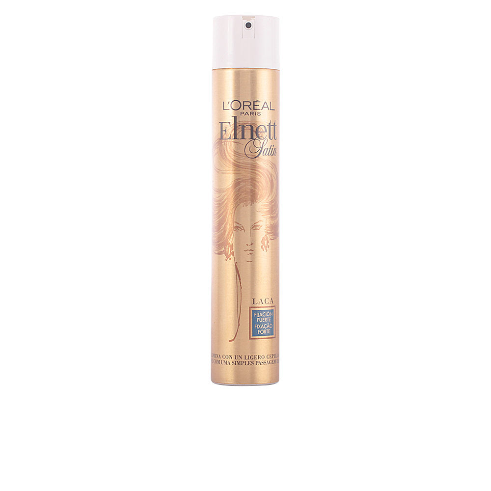 Tall aerosol can of strong hold hair spray, 400 ml, fine mist