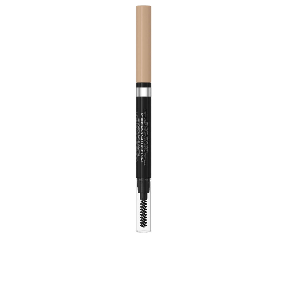 Triangular tip eyebrow pencil, blonde shade, 1 ml, compact product