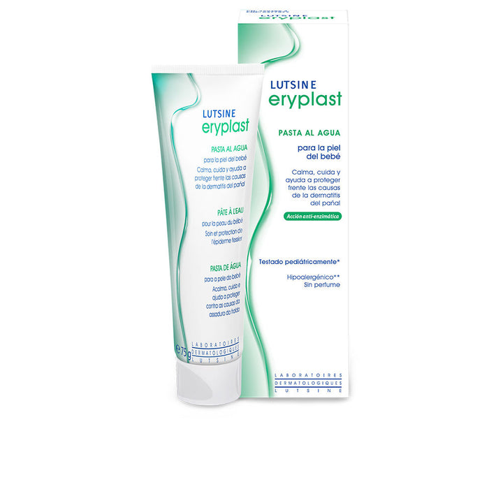 Tube of Lutsine Eryplast Water Paste for soothing and protecting baby skin