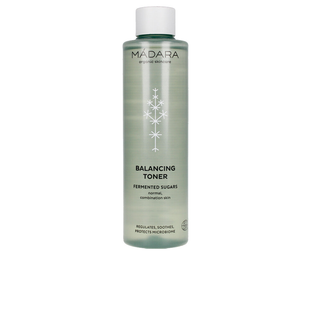 Clear 200 ml toner bottle with rose and cucumber ingredients, for Women