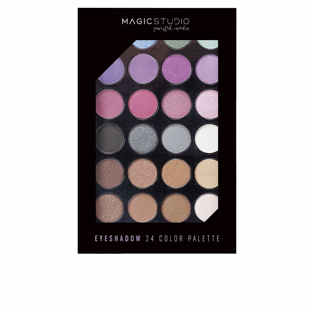 Compact 12-colour eyeshadow palette with matte and shimmer pans, 20 g