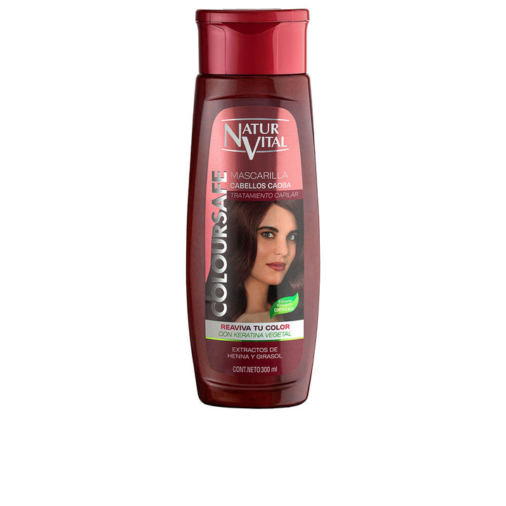 300 ml mahogany colour-protecting hair mask jar, creamy texture, Unisex