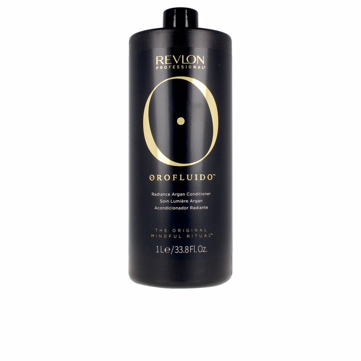 Tall 1000 ml conditioner bottle labelled for colour protection with three oils