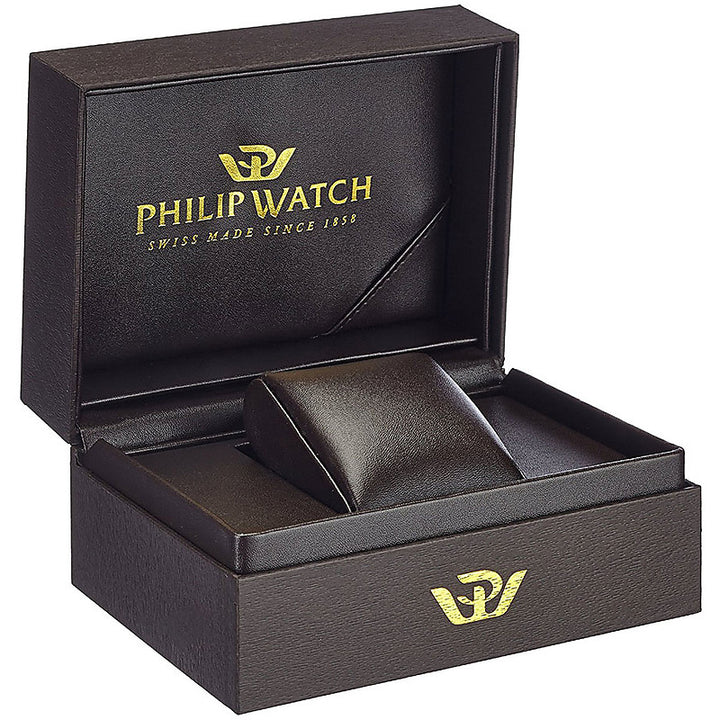 Philip Watch Silver & Blue Analog Timepiece