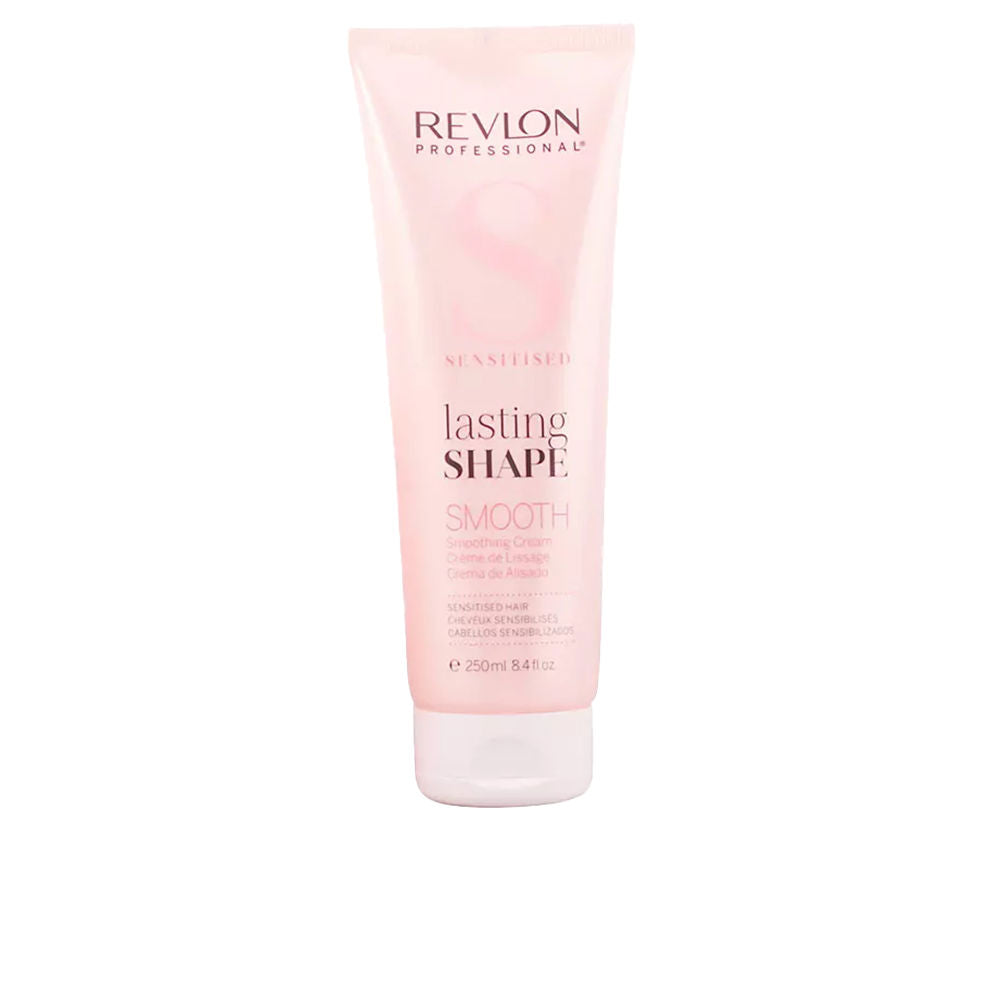 250 ml opaque tube of keratin smoothing leave‑in cream for dry, damaged hair