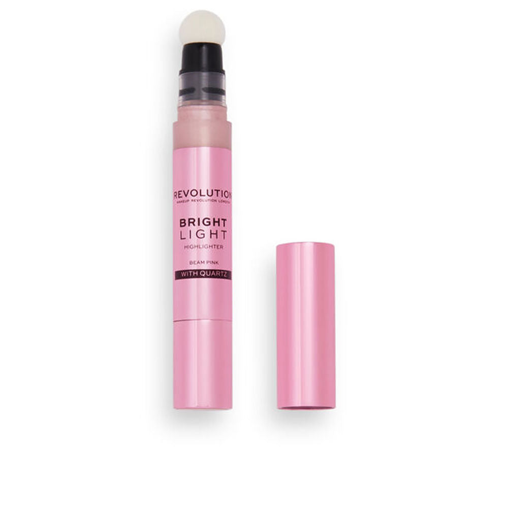3 ml quartz-infused liquid highlighter in deep bronze, sponge applicator visible