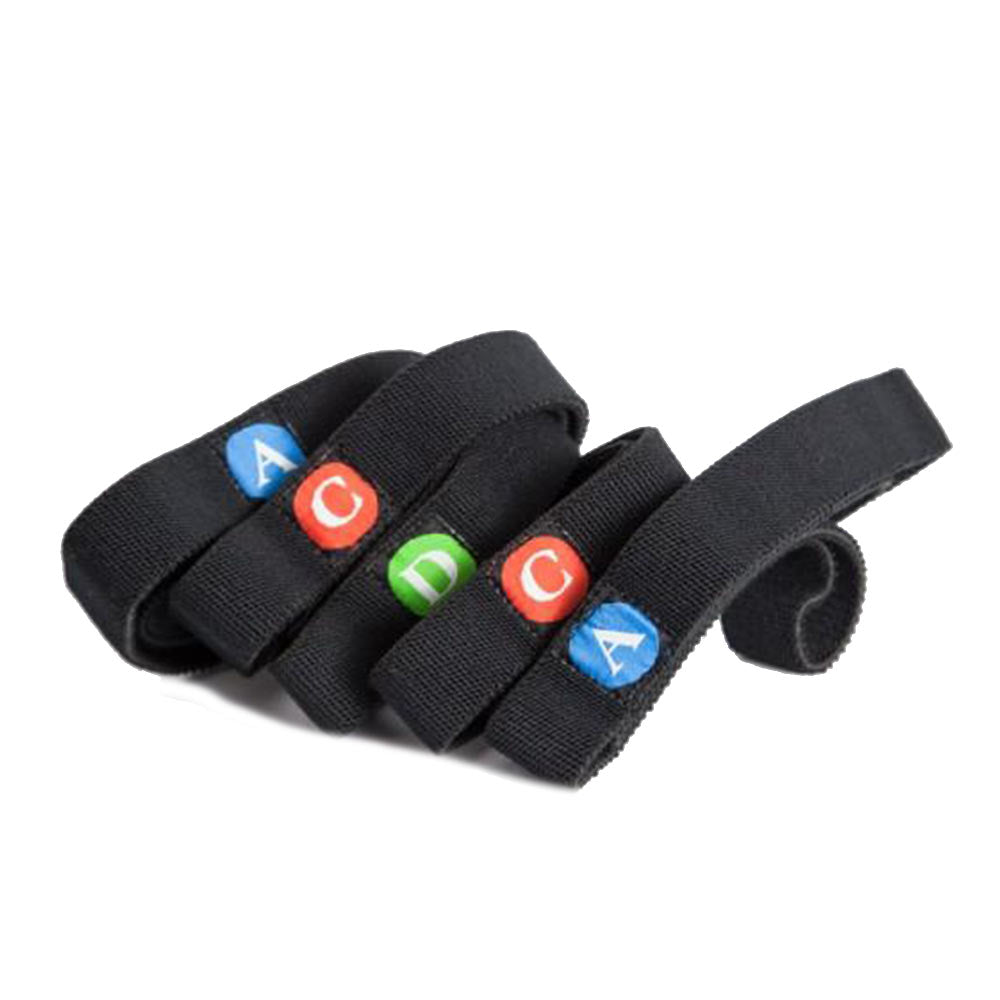 140 cm cotton stretching strap with printed marked sections, neutral colour
